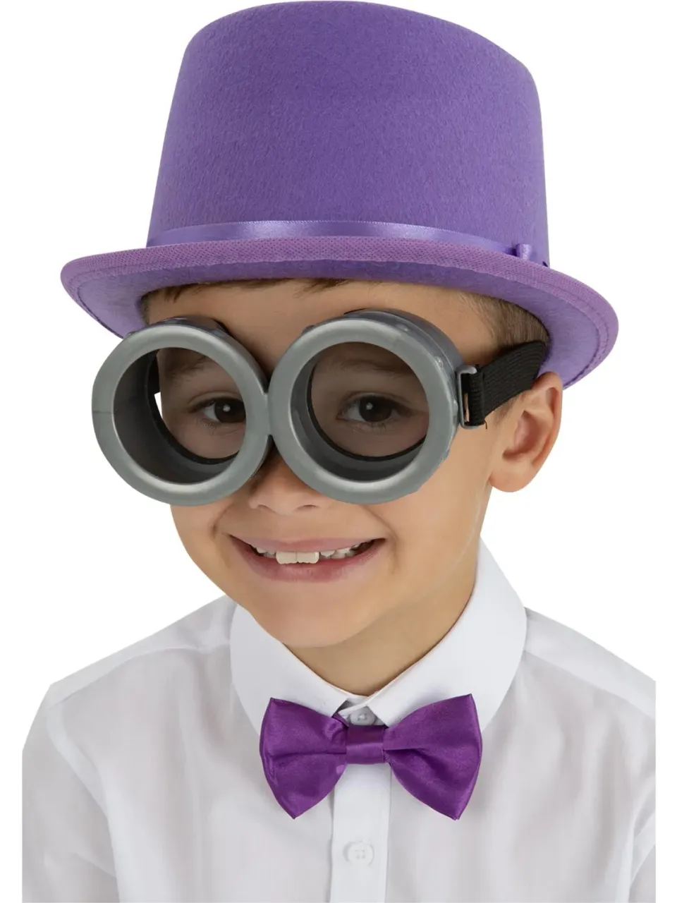 Smiffys occhiali grigi bambino lenti chiare minion