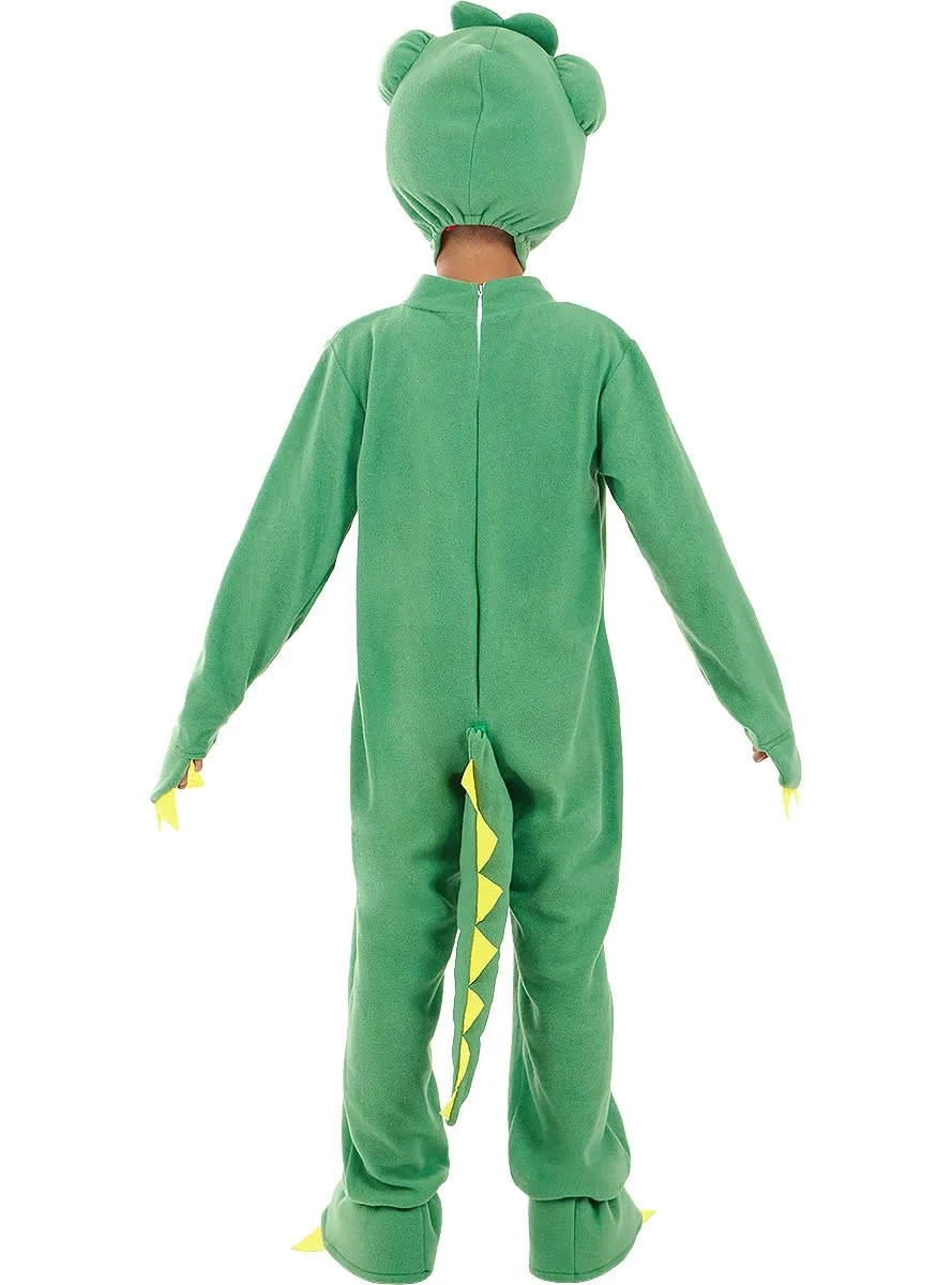 Funidelia Costume da Coccodrillo Bambino Verde 5-6 Anni
