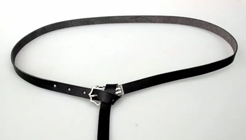 La Bottega di Merlino Cintura Medievale Pelle 5 cm
