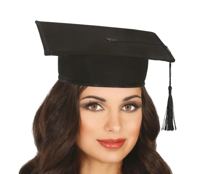 Guirca Cappello Laureato Nero Accessorio Festa Laurea