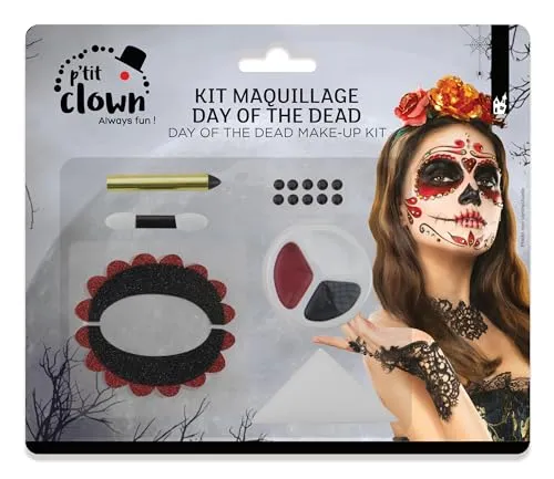 P'tit Clown Day of the Dead Kit Trucco Messicano