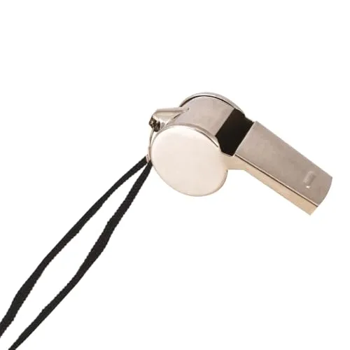 P'tit Clown 19008 fischietto metallo argento feste sport