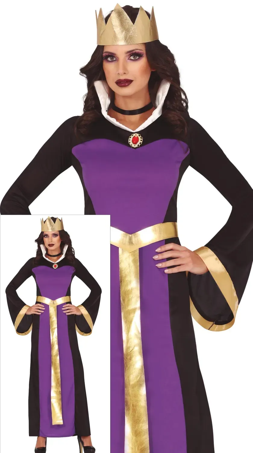 Guirca Costume Regina Malvagia Donna Viola Taglia L