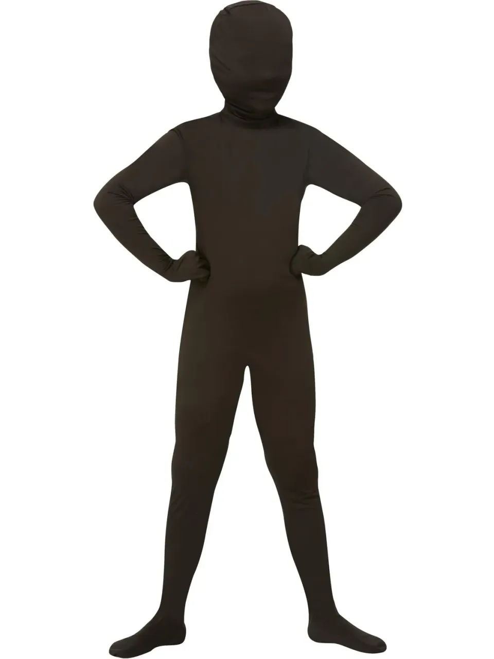 Smiffys Second Skin tuta bambino nera 12+ anni
