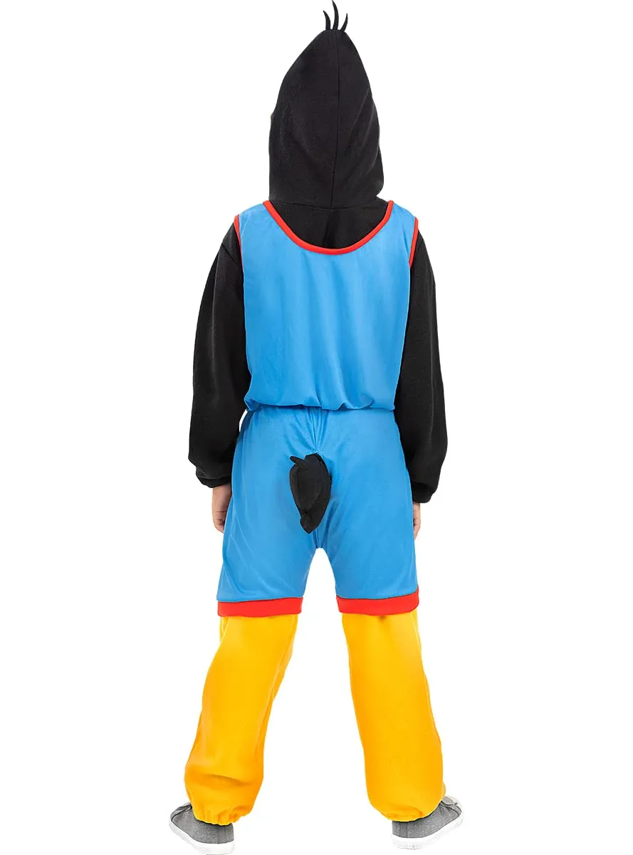 Funidelia Space Jam Daffy Duck costume bambino nero cartoni