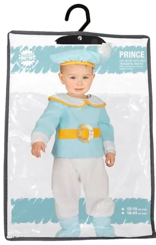 Guirca Costume Principe Bebè 12-18 Mesi blu 5 pezzi