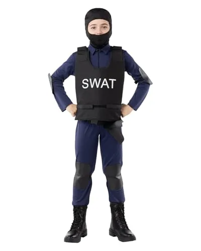 Funidelia SWAT costume bambino 7-9 anni tuta completa