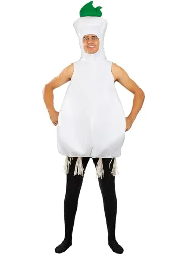 Funidelia Costume da aglio adulto bianco taglia unica
