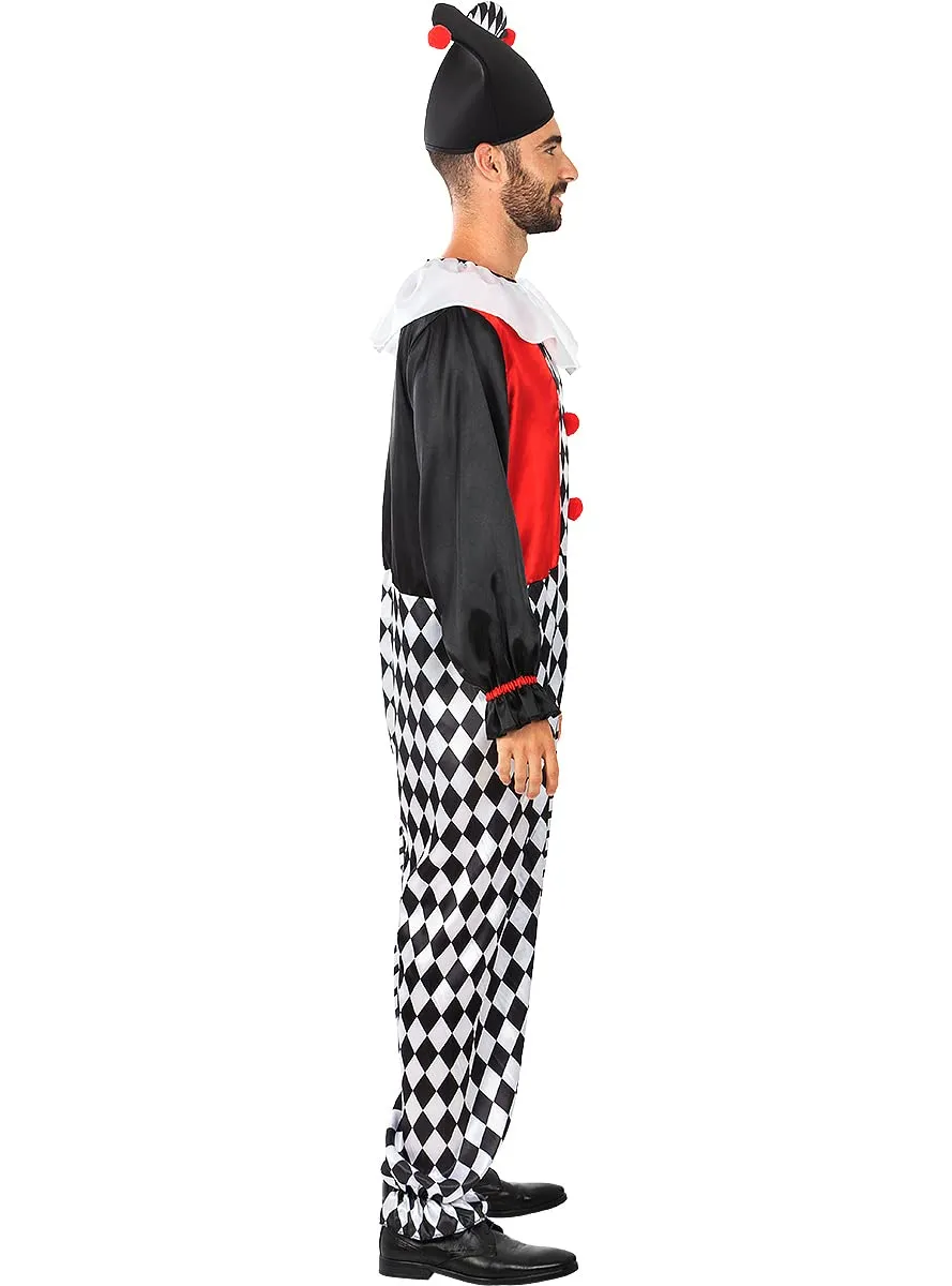 Funidelia Costume Arlecchino uomo nero taglia M
