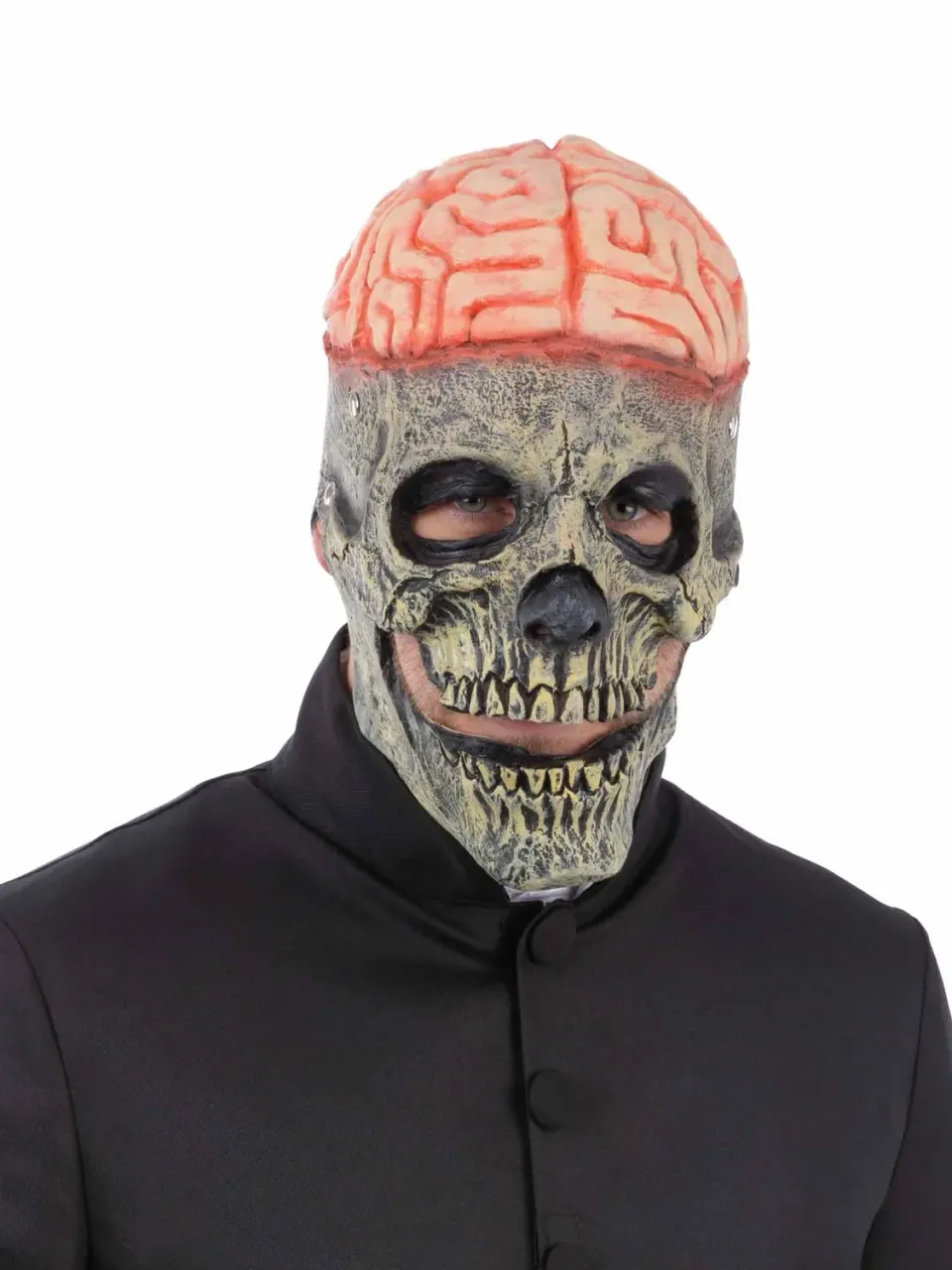Smiffys Exposed Brain Skull maschera lattice cervello taglia unica