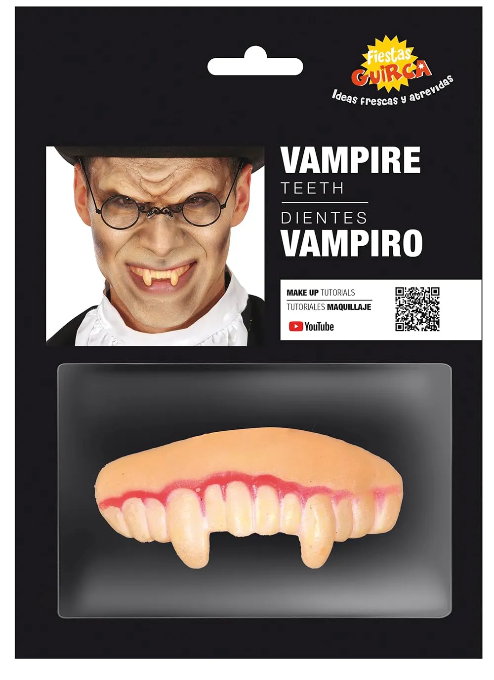 Guirca Denti da Vampiro costume adulto avorio