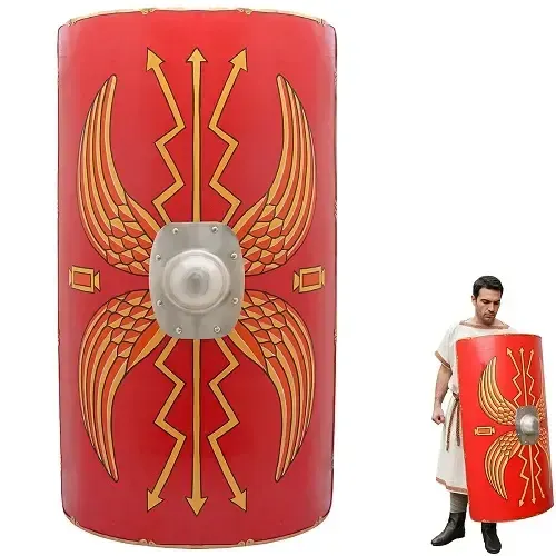 La Bottega di Merlino Scudo Romano Scutum 107x83 cm