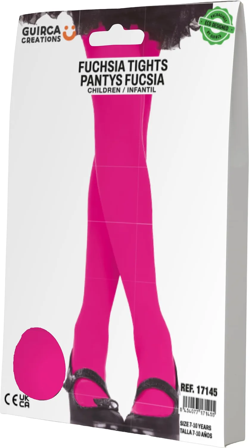 Fiestas Guirca Basic collant bambini fucsia