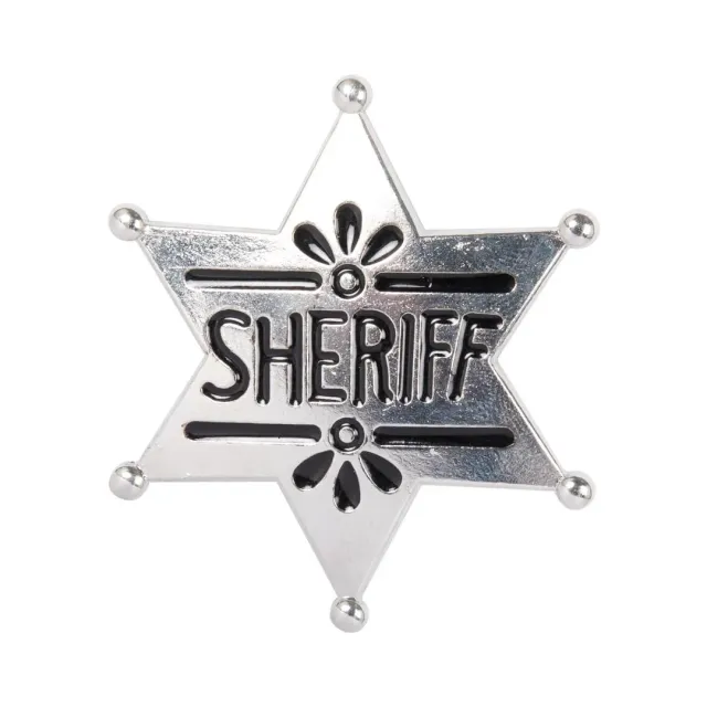 P'tit Clown Stella Sceriffo Accessorio Cowboy Metallo 5x5 cm