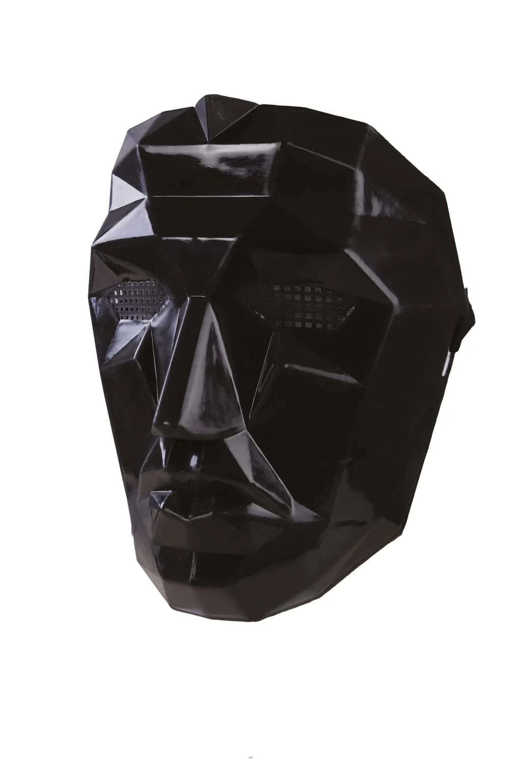 P'tit Clown maschera viso origami nera adulto
