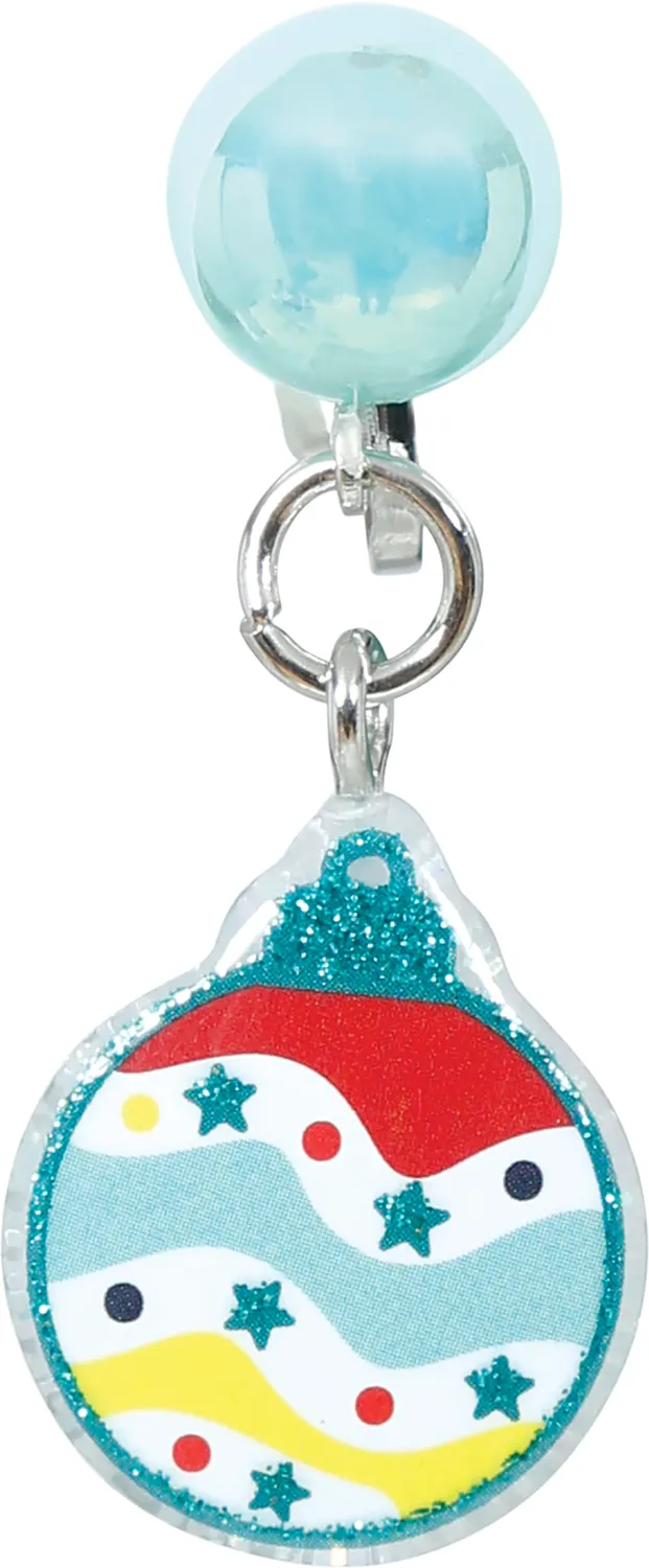Fiestas Guirca Pallina Natalizia orecchino multicolore singolo