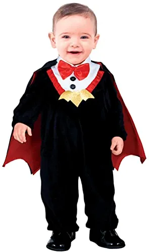 Guirca Costume Vampiro Neonato 12-18 Mesi con Mantello