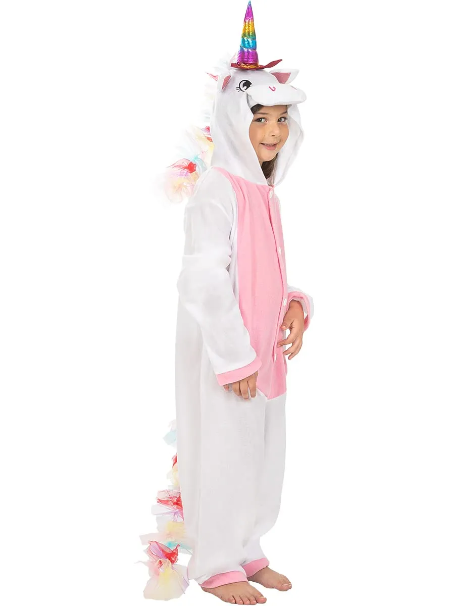 Funidelia Unicorno costume bambino rosa 10-12 anni