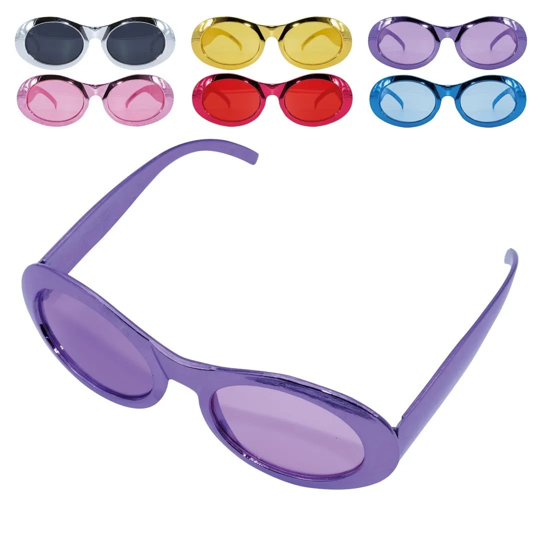 P'tit Clown 24581 occhiali glitter carnevale assortiti