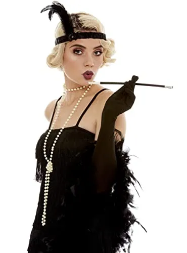 Funidelia Anni 20 bocchino charleston nero lungo