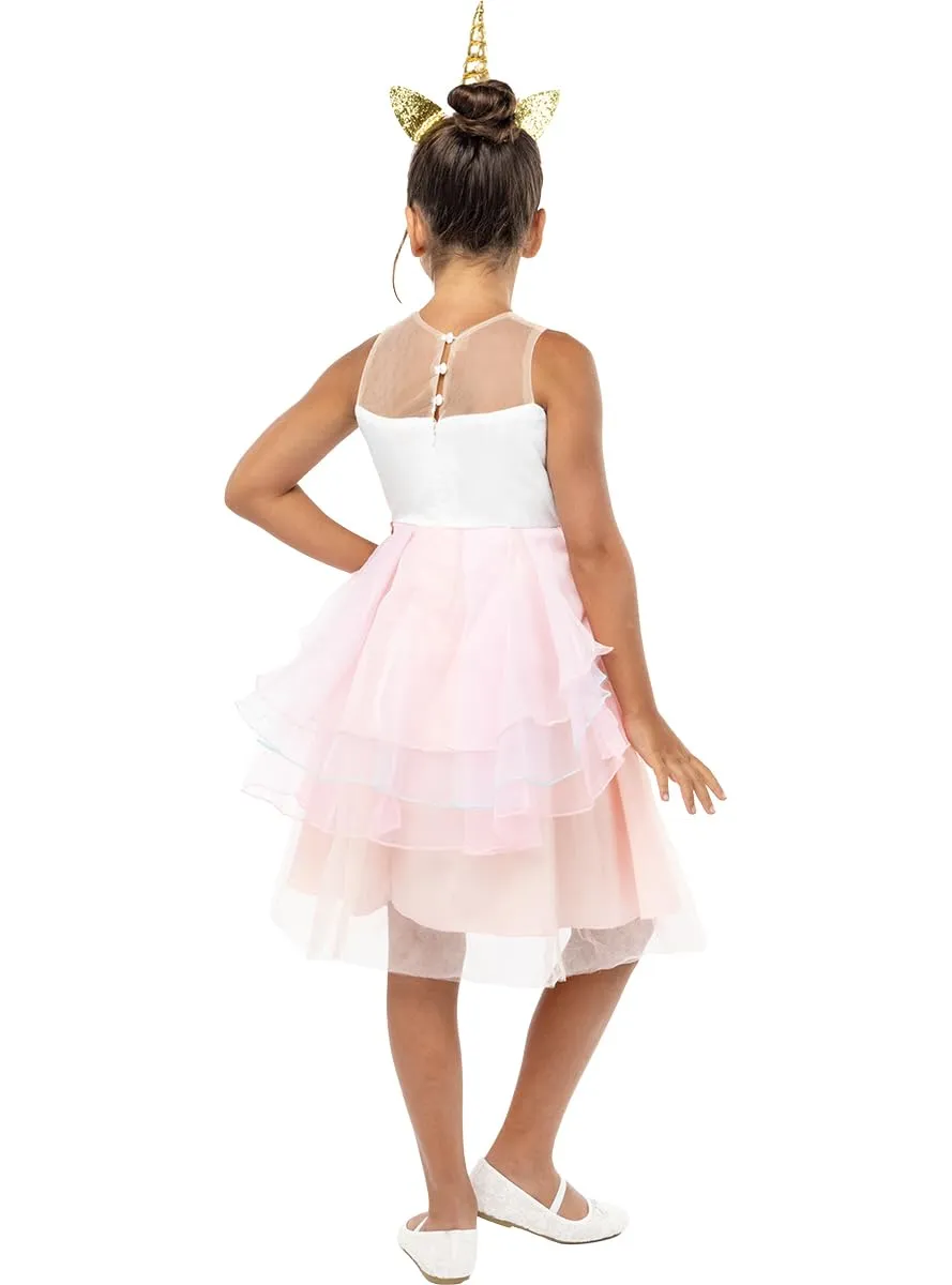 Funidelia Principessa Unicorno Costume 5-6 Anni Rosa