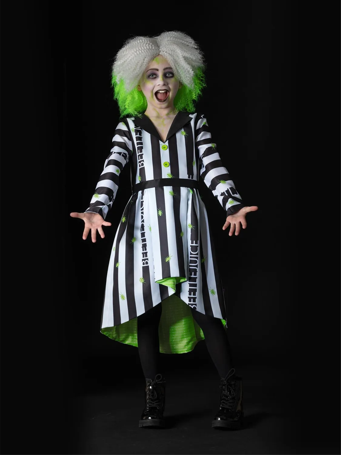 Smiffys Beetlejuice costume bambina vestito 4-6 anni