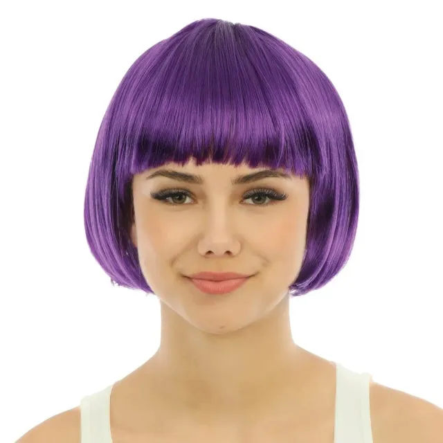 P'tit Clown Cabaret parrucca viola donna anni 20