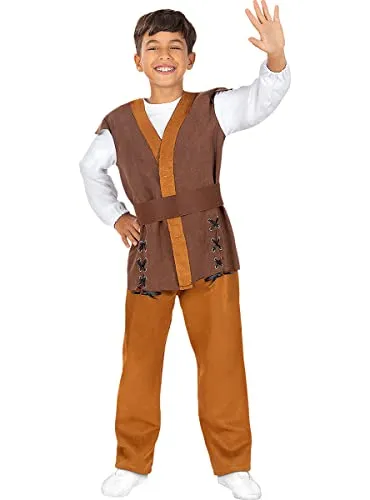 Funidelia Locandiere Medievale costume bambino 3-4 anni marrone