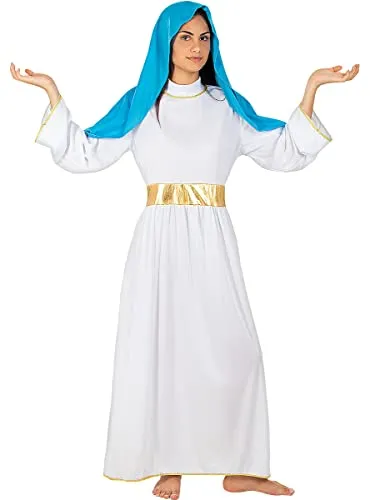 Funidelia Vergine Maria costume donna bianco M-L
