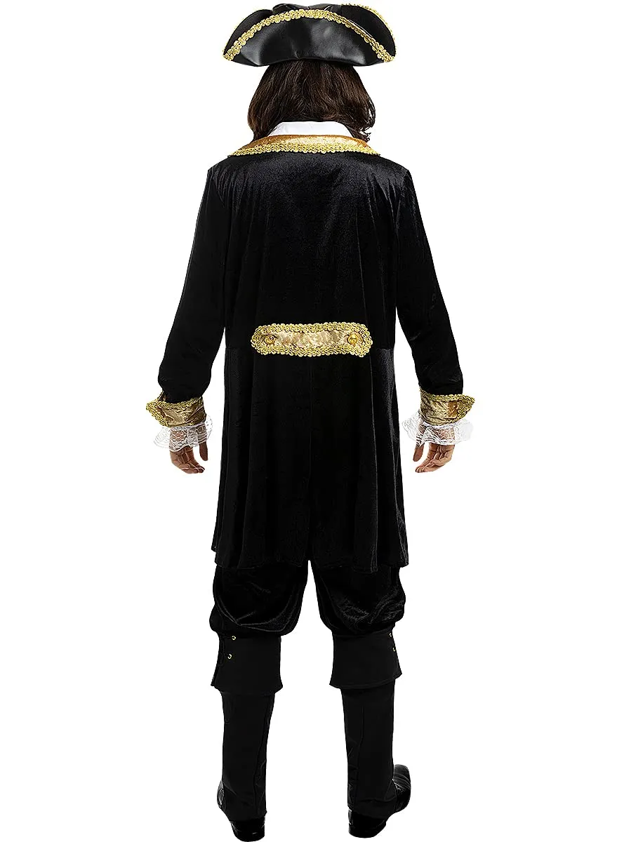 Funidelia Pirata Deluxe Coloniale Costume 4XL Nero Uomo