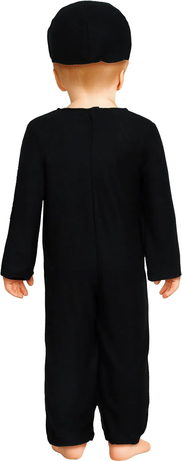 Fiestas Guirca costume scheletro neonato 12-18 mesi con cappello