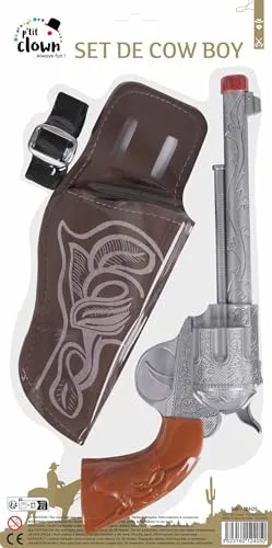 P'tit Clown RE12405 kit cowboy revolver e cintura