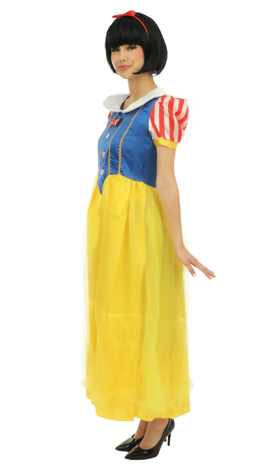 P'tit Clown Costume Principessa Adulto L/XL Giallo Blu