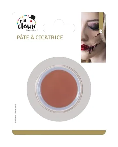 P'tit Clown Pasta Cicatrice Trucco Halloween Adulto