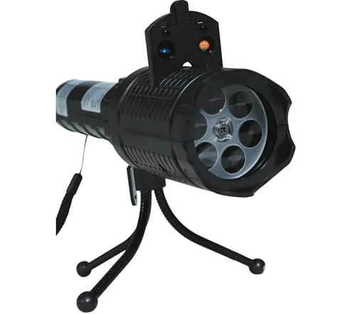 Guirca Party Supply Proiettore LED con Treppiede Nero 22 cm