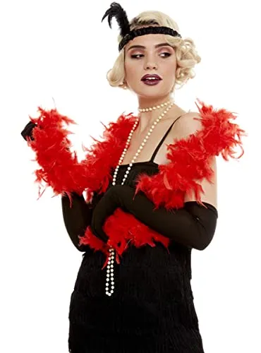 Funidelia Boa di piume costume adulto rosso