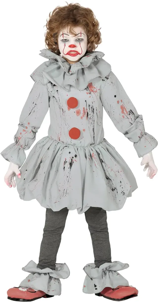 Guirca Clown Satanico costume bambino 7-9 anni Halloween