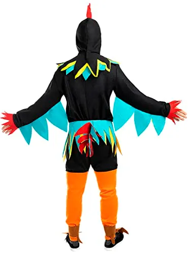 Funidelia Gallo costume adulto L-XL nero divertente