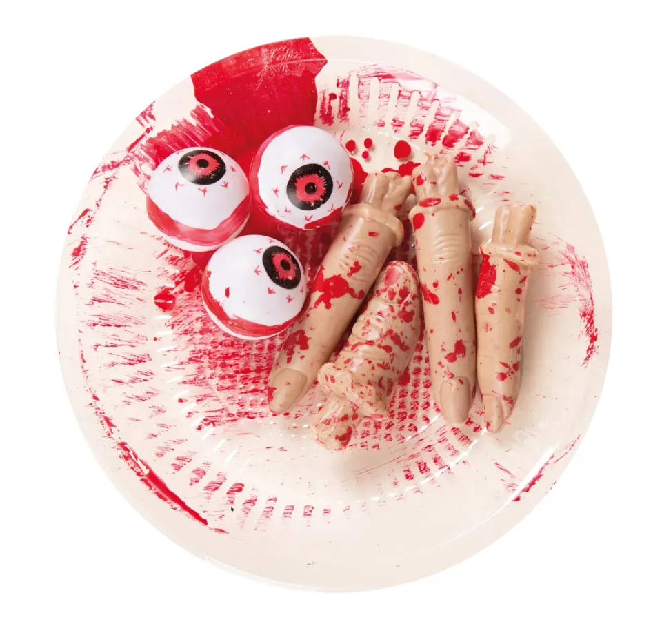 P'tit Clown 23584 organi sanguinanti occhi dita 7 pezzi