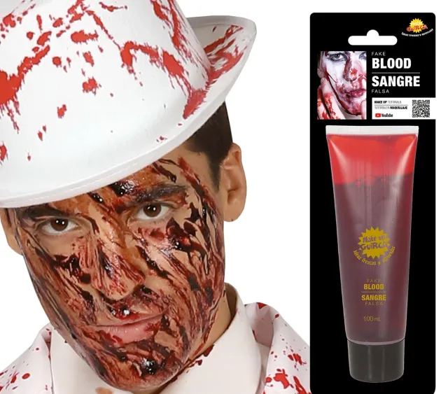 Fiestas Guirca Sangue Finto Tubo 100 ml Horror
