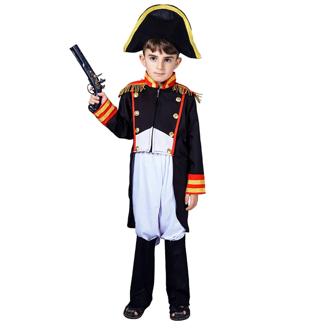 SEA HARE Napoleone costume bambino 4-6 anni storico