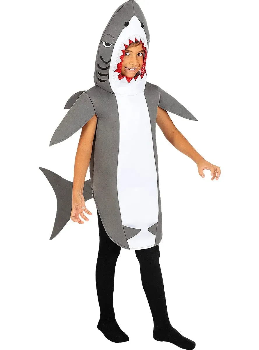 Funidelia Squalo costume bambino 5-6 anni grigio