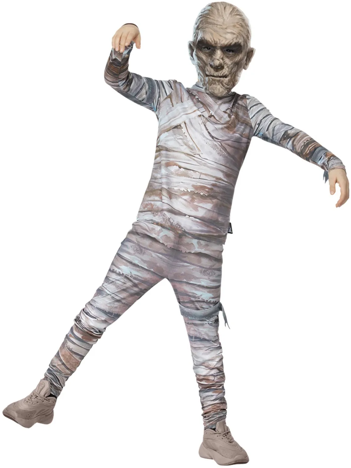 Smiffys Universal Monsters Mummy costume mummia grigio S 4-6 anni