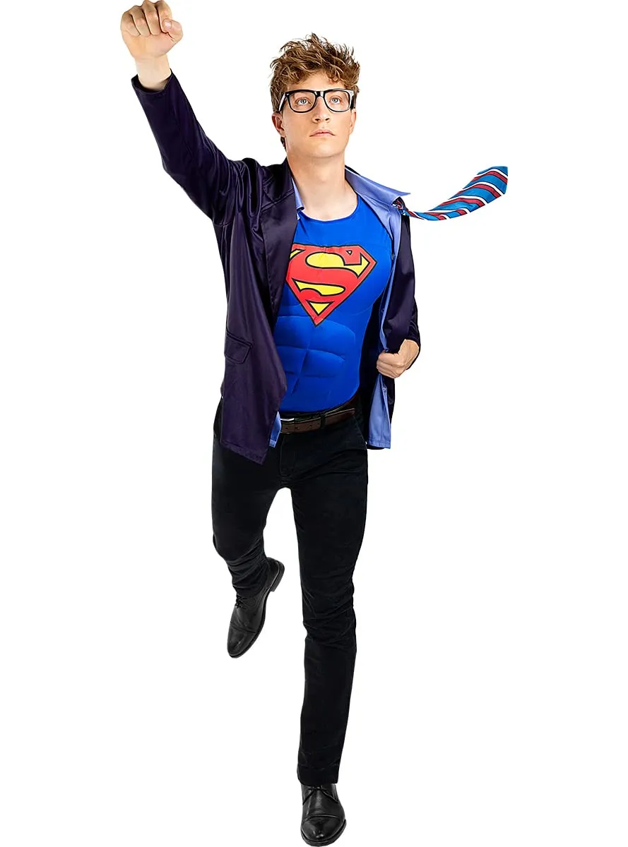 Funidelia Clark Kent Superman costume uomo nero L-XL