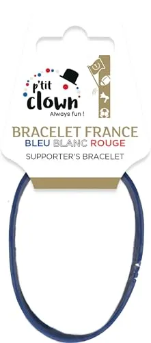 P'tit Clown 88003 Bracciale Tifoso Francia Morbido Adulto