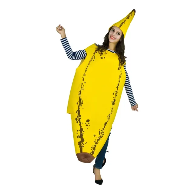 SEA HARE Banana Costume Adulto Giallo Divertente