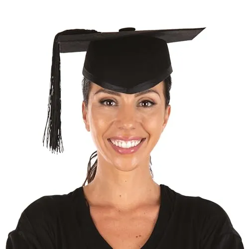 P'tit Clown Cappello Feltro Studente Nero Adulti