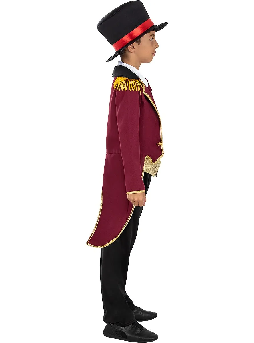 Funidelia Costume domatore bambino rosso circo 5-9 anni