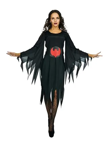 P'tit Clown Pipistrello costume bambino L/XL nero con ali