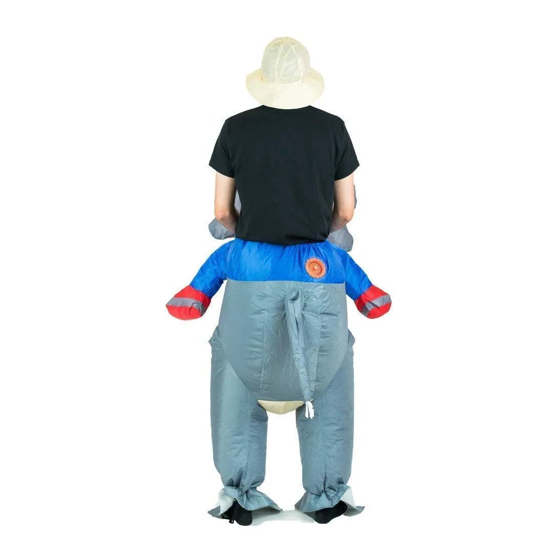 Bodysocks Elefante Costume Gonfiabile Adulto Cavalcabile